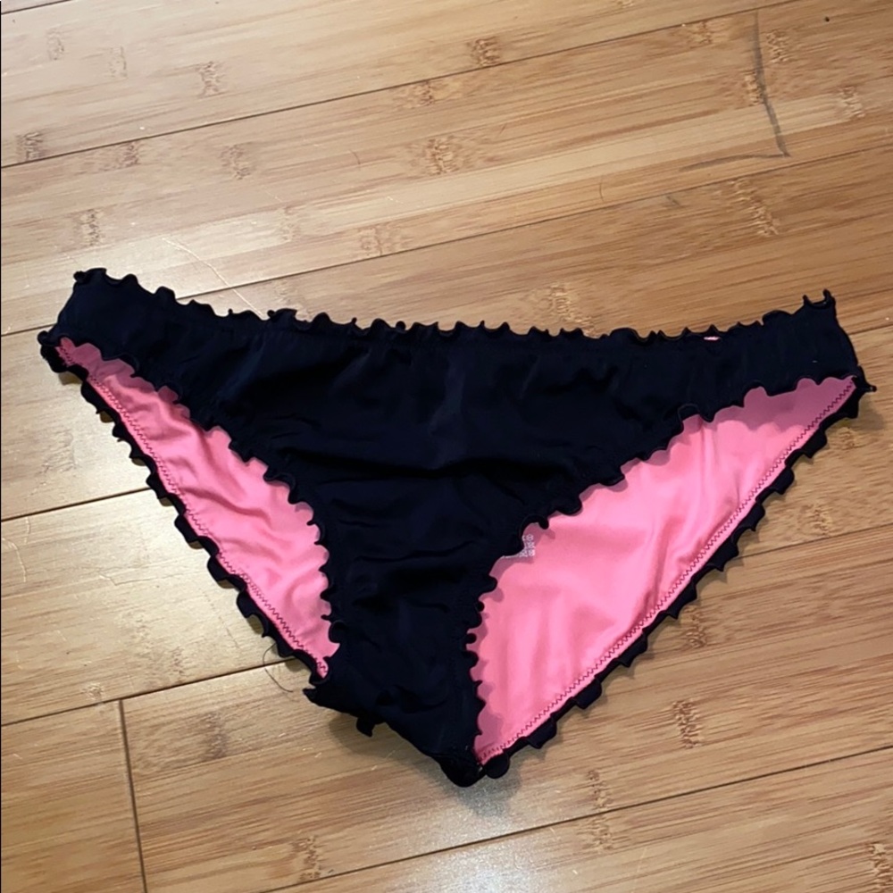 pink scruchy cheeky bikini bottom
